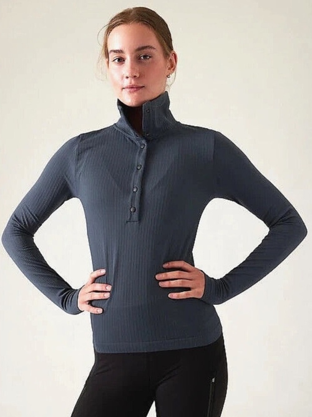 Athleta Flurry Seamless Henley